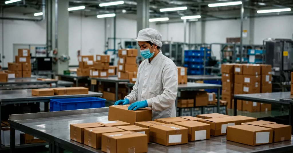 Aktivitas produksi pabrik per line