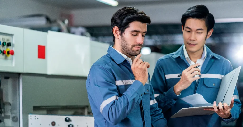 Monitoring produksi karyawan pabrik